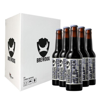  BREWDOG/酿酒狗 黑心牛奶世涛啤酒  330ml*6 瓶装