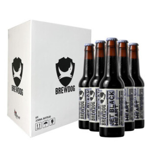  BREWDOG/酿酒狗 黑心牛奶世涛啤酒  330ml*6 瓶装