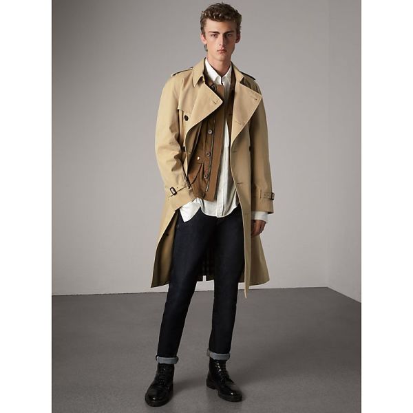商品burberry 博柏利 heritage trench 39066901 男士战壕风衣