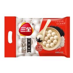 三全 三全凌 家庭装黑芝麻汤圆 1kg （约83只）