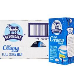 Devondale 德运 全脂纯牛奶 1L 10盒