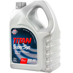 Fuchs福斯TITANSUPERSYN 泰坦超级全合成机油 5W-40SN级4L装 *2件