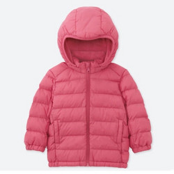 UNIQLO 优衣库 WARM PADDED 400385 儿童拉链连帽外套