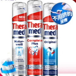  Theramed 泰瑞美 站立式牙膏 100ml 3支装 *2件