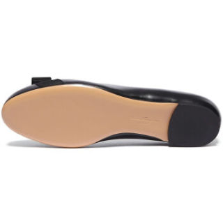Salvatore Ferragamo 菲拉格慕 VARINA系列 0576597 女士蝴蝶结平底鞋