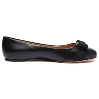 Salvatore Ferragamo 菲拉格慕 VARINA系列 0576597 女士蝴蝶结平底鞋