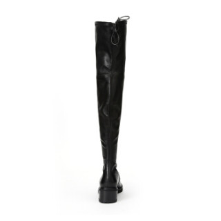 STUART WEITZMAN VANLAND NERO PLONGE STRETCH 女士过膝长靴