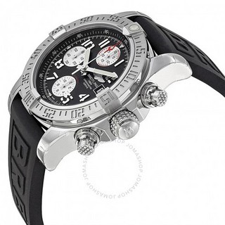 BREITLING 百年灵 Avenger II复仇者二代 A1338111-BC33BKPD3 男士自动机械潜水表 43mm 黑色 黑色 橡胶