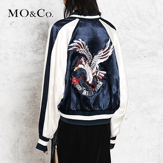 Mo&Co. 摩安珂 MA173JKT104 刺绣休闲外套