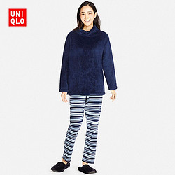 UNIQLO 优衣库 400613 女装 摇粒绒起居套装(长袖)