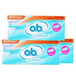 OB量多型16条*3(内置式卫生棉条)新老包装随机发放 *3件