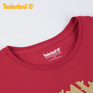 Timberland 添柏岚 A1N55 男士金色树标T恤 