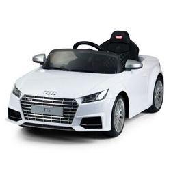 星辉（Rastar）1:4奥迪TTS儿童电动童车四轮可坐遥控电瓶车汽车玩具 白色