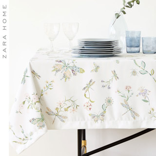 Zara Home 蝴蝶数码印花桌布