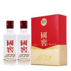 泸州老窖 国窖1573 浓香型白酒 52度 小礼盒 50ml*2瓶 *2件