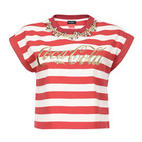 PINKO 1N11WSY4GF 18春夏新款可口可乐联名上衣 