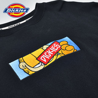 Dickies&Garfield 181U30G101 男士刺绣圆领套头卫衣 