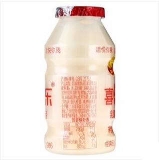 喜乐 乳酸菌牛奶发酵饮品 乳酸含乳饮料95ml*12瓶