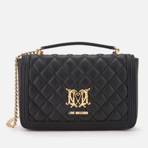 LOVE MOSCHINO Quilted Chain Logo 女士单肩包