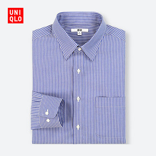 男装 条纹衬衫(长袖) 401365 优衣库UNIQLO