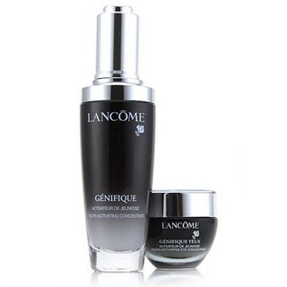 Lancome/兰蔻 小黑瓶套装（眼霜15ml+精华肌底液50ml）