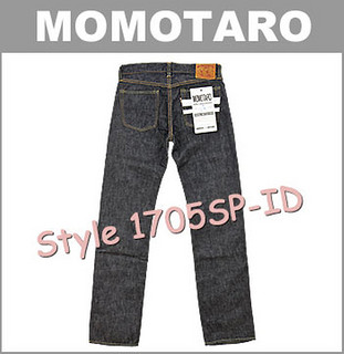 MOMOTARO JEANS 男士修身直筒牛仔裤 靛蓝 W30 