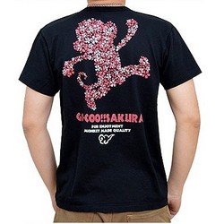 GO-COO!!SAKURA 悟空本店 男士短袖印花T恤