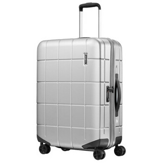 Samsonite 新秀丽 TILEUM I74 简约方正拉杆箱 20英寸 银色