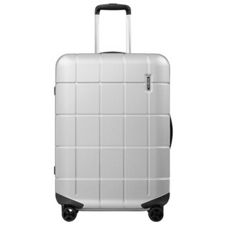 Samsonite 新秀丽 TILEUM I74 简约方正拉杆箱 20英寸 银色