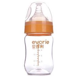 爱得利(IVORY) 奶瓶 宽口径 婴儿奶瓶 Tritan特丽透 新生儿奶瓶160ml AA-121*4 *4件