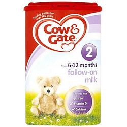 Cow&Gate 牛栏 婴幼儿奶粉 2段 6-12个月 900g