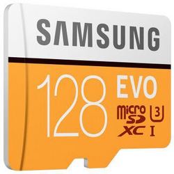 SAMSUNG 三星 存储卡 EVO黄色升级版 高速TF卡（Micro SD卡） 128G