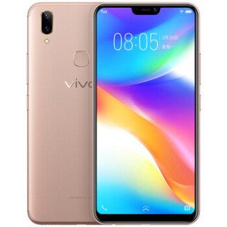 vivo y85 全面屏 美颜拍照手机 4gb 64gb 香槟金 移动联通电信4g手机