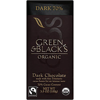 Green & Black's Organic 70％可可 黑巧克力 100g*10排