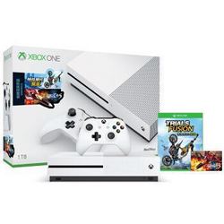  Microsoft 微软 Xbox One S 1TB家庭娱乐游戏机 雷电5限量版+《极限竞速 5》光盘版  