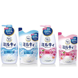 Cow 牛牌 石碱温和（沐浴露 550ml*2+替换装 400ml*2） *2套