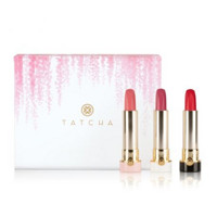 TATCHA Kyoto Blooms Silk Lipstick Trio 限量口红套装 