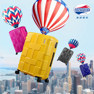 AMERICAN TOURISTER 美旅 RUMPLER DL7 万向轮拉杆箱 20寸 蓝色 