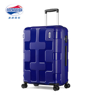 AMERICAN TOURISTER 美旅 RUMPLER DL7 万向轮拉杆箱 20寸 蓝色 