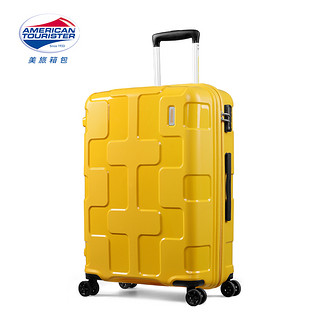 AMERICAN TOURISTER 美旅 RUMPLER DL7 万向轮拉杆箱 20寸 蓝色 