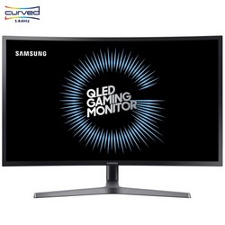 三星（SAMSUNG）26.9英寸 2K高分144Hz 量子点 HDR 1800R 曲面 旋转升降 全接口 爱眼 电竞显示器C27HG70QQC