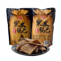 PLUS会员：米修郎 布袋锅巴 传统粗粮黑米锅巴 孜然味 190g *2件