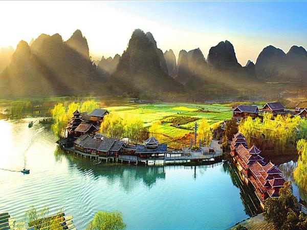 全国多地-桂林+阳朔5天4晚（2晚桂林+2晚阳朔）