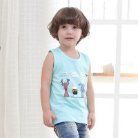 鲁东 男/女童纯棉背心 80-140cm可选  *2件