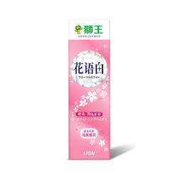 LION/狮王花语白樱花牙膏140g*2 纯美樱花美白清新口气口腔防蛀 *2件