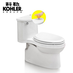 科勒KOHLER马桶免触式 五级旋风冲水 连体坐便器 智能新体验K-5171T-TFQ+凑单品