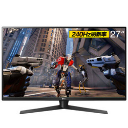 LG 27GK750F-B 27英寸显示器（FreeSync、240Hz、1ms）