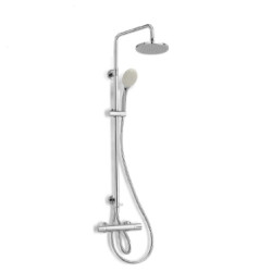 KOHLER 科勒 齐悦 45352T-C9-CP 挂墙式恒温双花洒淋浴柱