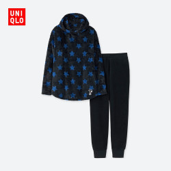 优衣库 UNIQLO 优衣库 UT PEANUTS 405189 摇粒绒起居套装