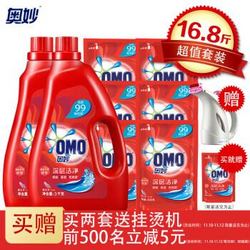 OMO 奥妙 全自动深层洁净洗衣液（含金纺馨香精华）补充装 1kg